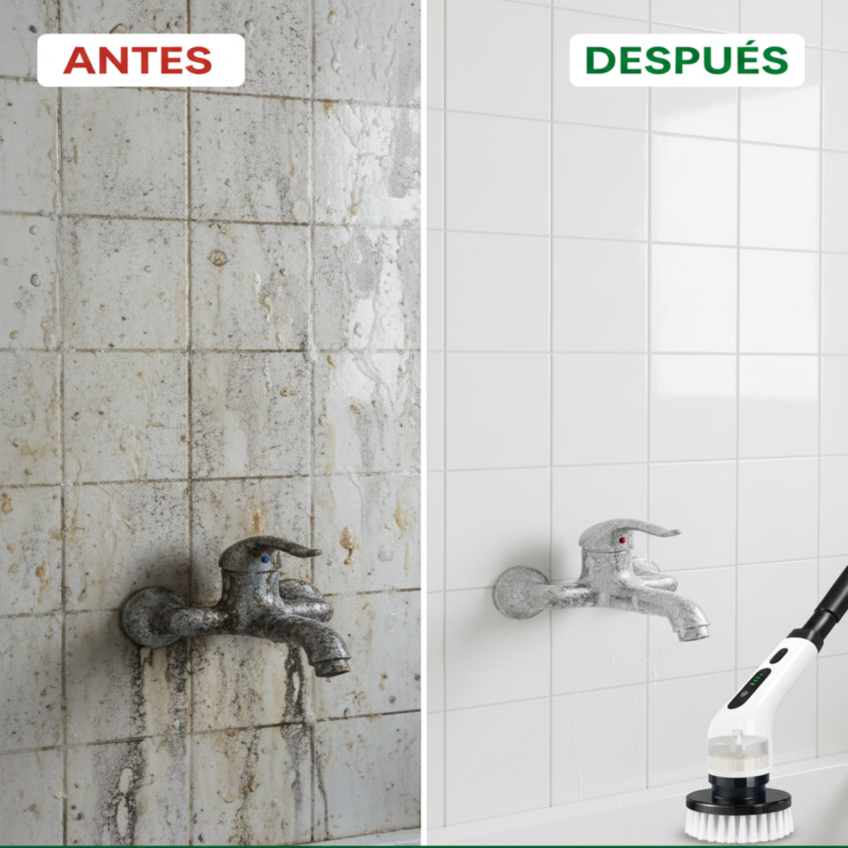 Cepillo Eléctrico 9 en 1 - Limpieza Fácil y Rápida⚡