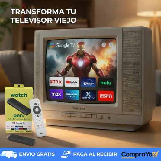 Convertidor Smart TV Pro con Mando de Voz