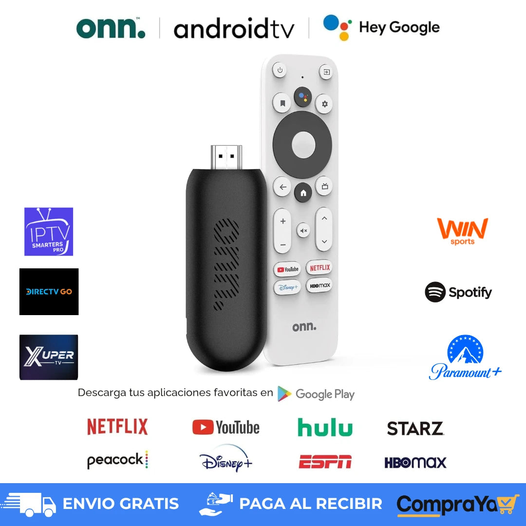 Convertidor Smart TV Pro con Mando de Voz