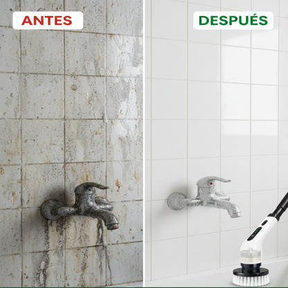 Cepillo Eléctrico 9 en 1 - Limpieza Fácil y Rápida⚡